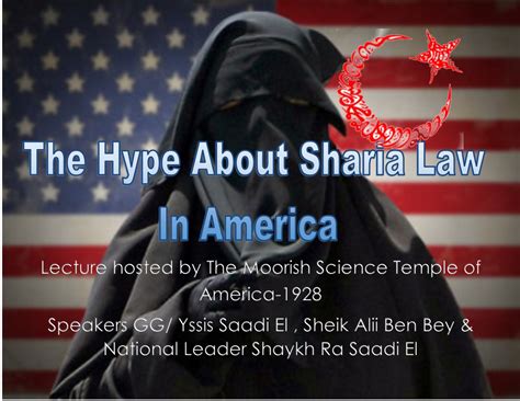 The holy laws of islam that cover all parts of a muslim's life: The Hype About Sharia Law in America