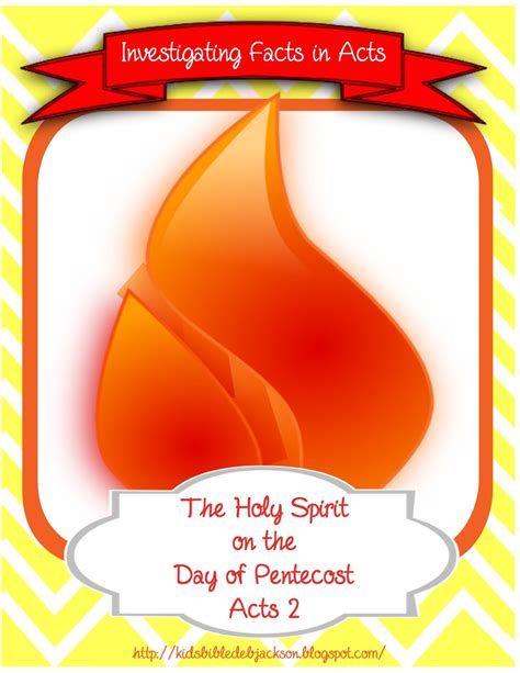 Bible Fun For Kids The Holy Spirit On The Day Of Pentecost