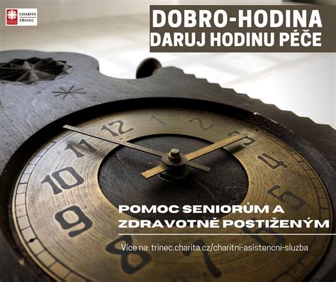 DOBRO - HODINA: DARUJ HODINU PÉČE. | Darujme.cz