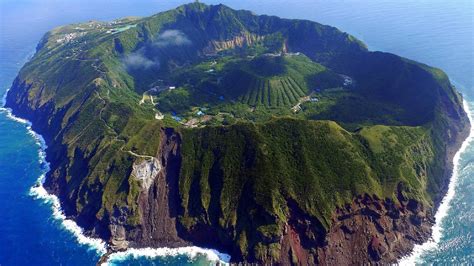 Landscape Aogashima Japan Wallpapers Hd Desktop And