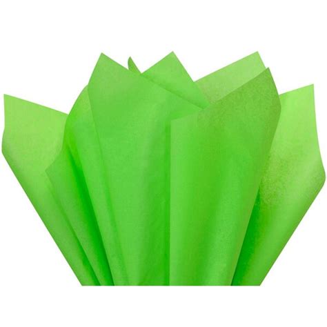 Groovy Green Tissue Paper Squares Bulk 24 Sheets Premium T Wrap