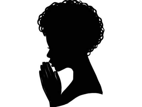Black Queen Praying Woman Silhouette Black Woman Silhouette Elephant