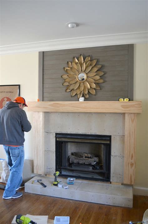 How To Hang A Fireplace Mantel On Brick Fireplace Guide By Linda