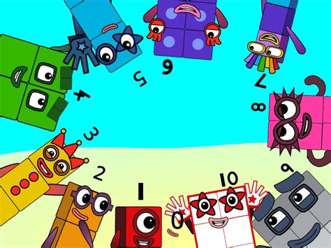Numberblocks 0 10 Pop Out By Alexiscurry On Deviantart