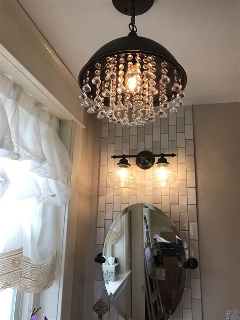 Pin By Kimberley Garst On Powder Room Home Decor Ceiling Lights Home