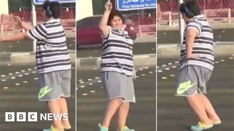 teenager arrested for dancing macarena on saudi street bbc news