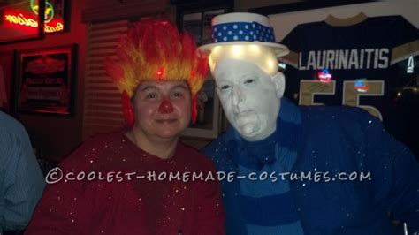 Coolest Heat Miser And Snow Miser Couple Halloween Costume