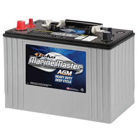 Deka 8a31dtm Marinerv Agm Battery Group 31 Core Fee Included