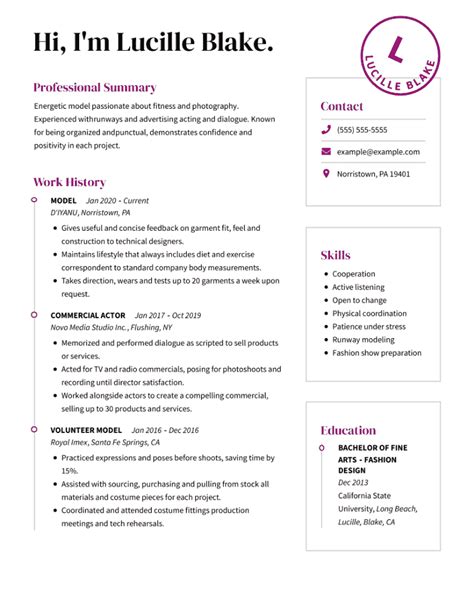 Model Resume Examples To Help You Build Yours