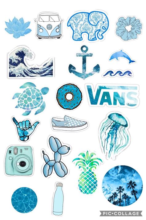 Blue Aesthetic Stickers En 2021 Pegatinas Bonitas Pegatinas