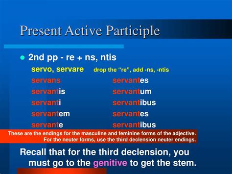 Ppt Participles Powerpoint Presentation Free Download Id177142
