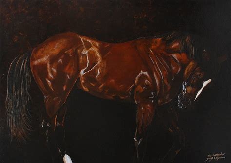 Art Beautiful Beauty Horse Oil Painting Hd Wallpaper