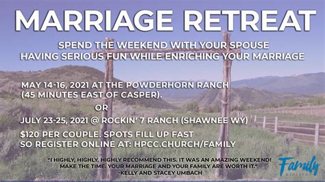 Marriage Retreat Highland Park Community Church