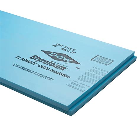 Styrofoam Cladmate Cm20 2 12 X 2 X 8 Blue 12016287 Rona