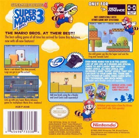 Super Mario Advance 4 For Game Boy Advance Sales Wiki Release Dates