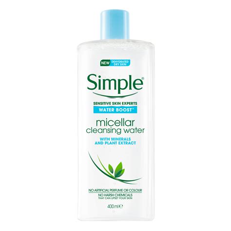 Simple Water Boost Cleansing Micellar Water | Simple® Skincare