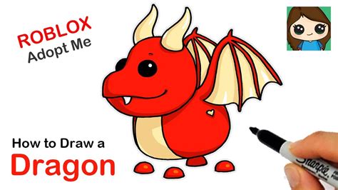 How To Draw A Dragon Roblox Adopt Me Pet