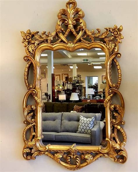 This Beautiful Antique Ornate Gold Framed Mirror Is Just 139 Gold