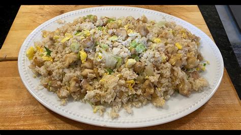 Cơm Chiên Cá Mặn Chicken Fried Rice With Salted Fish Youtube