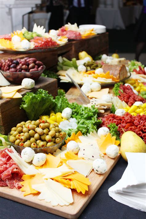 Pair with an assortment of fresh sliced vegetables such as . Californos Antipasto Display | Restaurant catering ...