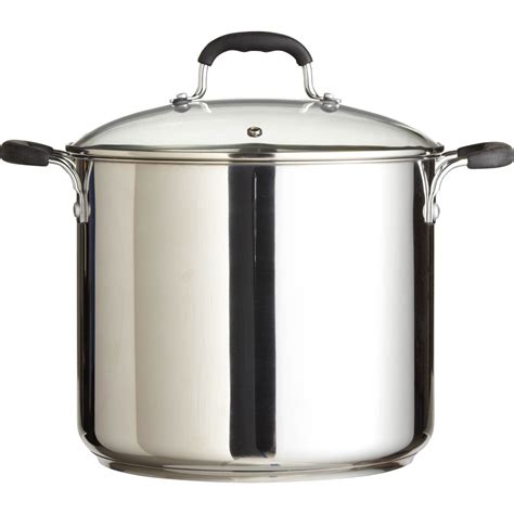 T Fal Stainless Steel 12 Qt Stockpot Cookware Household Shop The