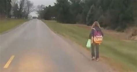 Dad Forces Daughter 10 To Walk Five Miles To School In 2c Weather For