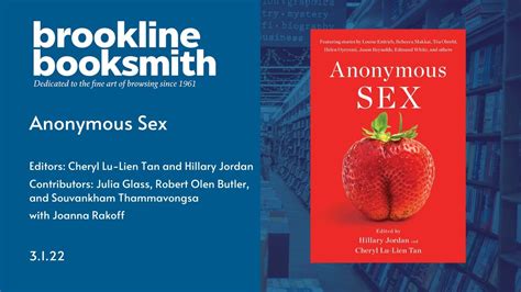 anonymous sex editors and contributors discuss the making of the anthology youtube