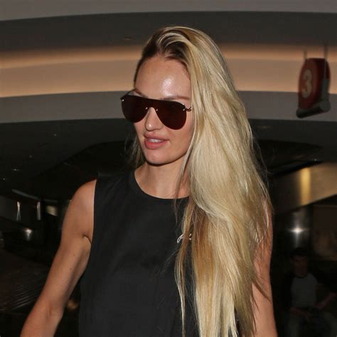 Candice Swanepoel Shows Off The Best End Of Summer Hair Strategy At Lax