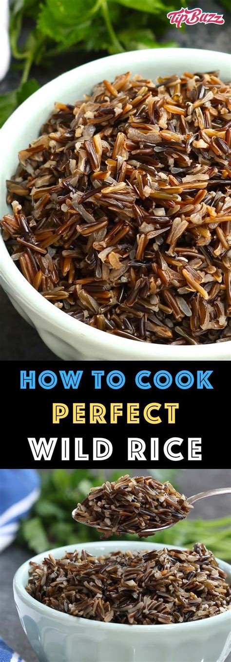How To Cook Wild Rice Easily Tipbuzz Cooking Wild Rice Wild Rice
