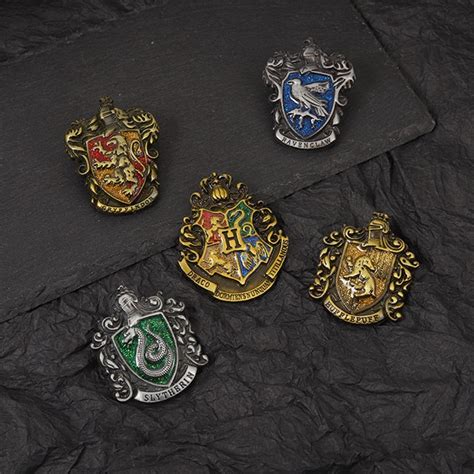 Harry Potter Alloy Brooch Gryffindor Slytherin Metal Academy Pin Metal