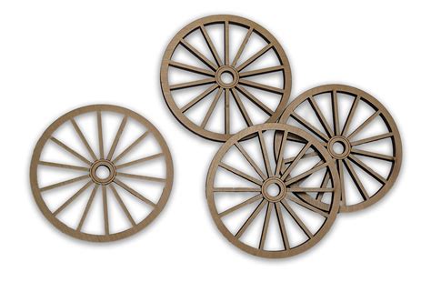 Perfect Wooden Wheels For Crafts With A Classic Vintage Design Great