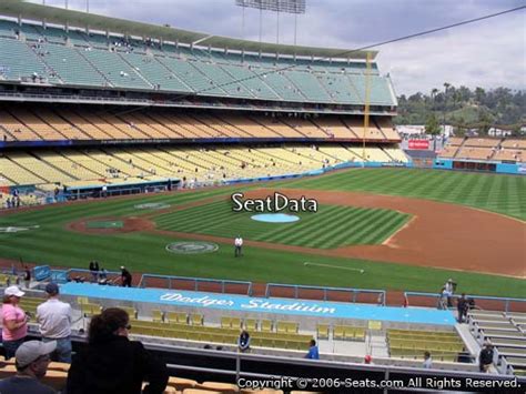 Seat View From Loge Box Section 136 At Dodger Stadium Los Angeles Dodgers