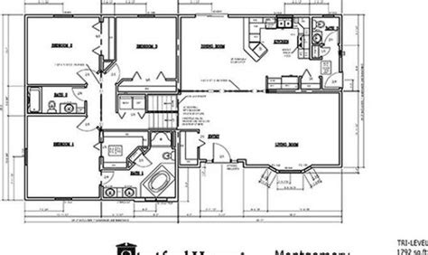 Tri Level House Floor Plans Home Plans And Blueprints 97673