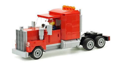 Lego® lego cars sets are a great childrens toy. LEGO Semi Truck. MOC Building Instructions - YouTube