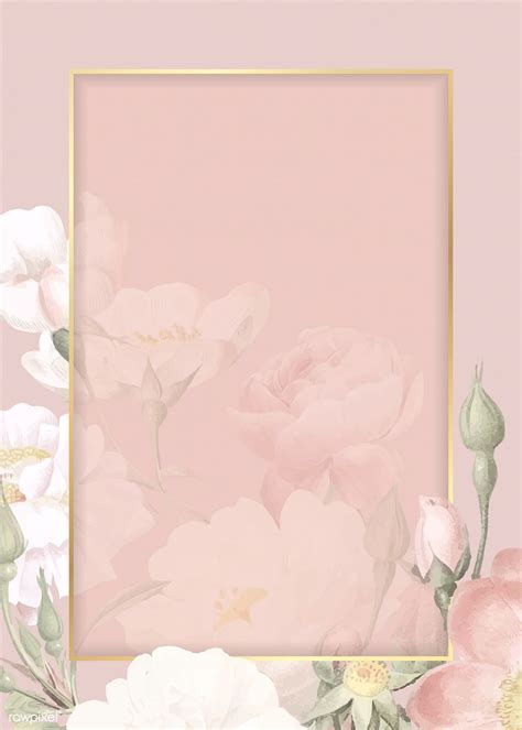 Rose Gold Floral Wallpaper