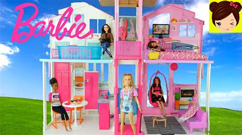Skyn care en casa barbie: Casa de Barbie de Tres Pisos 2016 - Decorando la Mansion ...