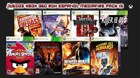 Juegos Xbox 360 Rgh Español Mediafire Pack 15 Youtube