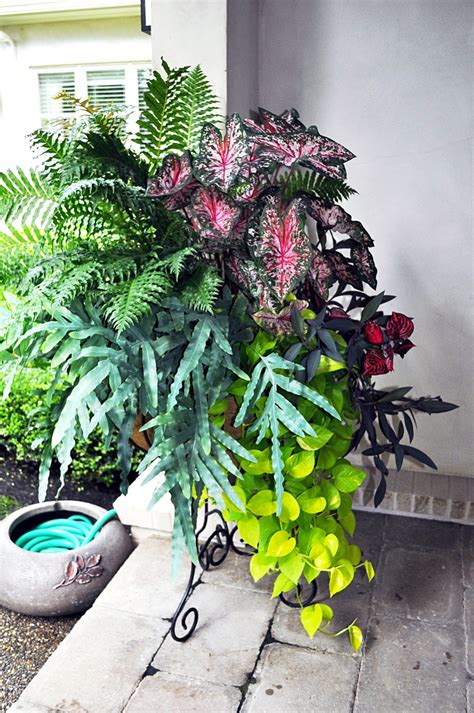 Pot Flower Arrangement Outdoorgarden Ideas Pinterest