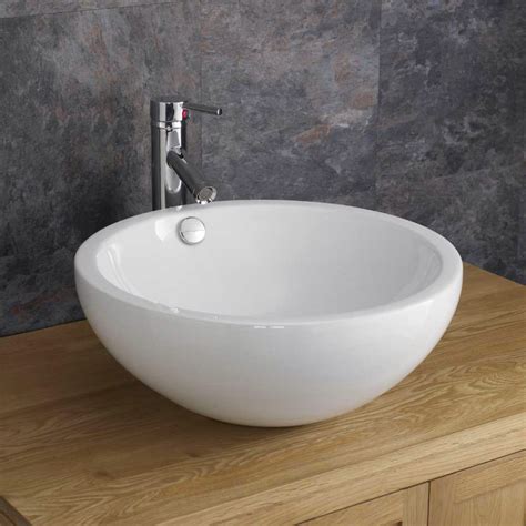 Check spelling or type a new query. Moda Trento Deep Circular Ceramic Shaped Wash Basin Sink ...