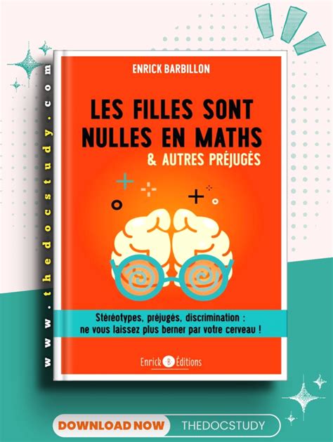 Les Filles Sont Nulles En Maths De Enrick Barbillon Top Des Livres