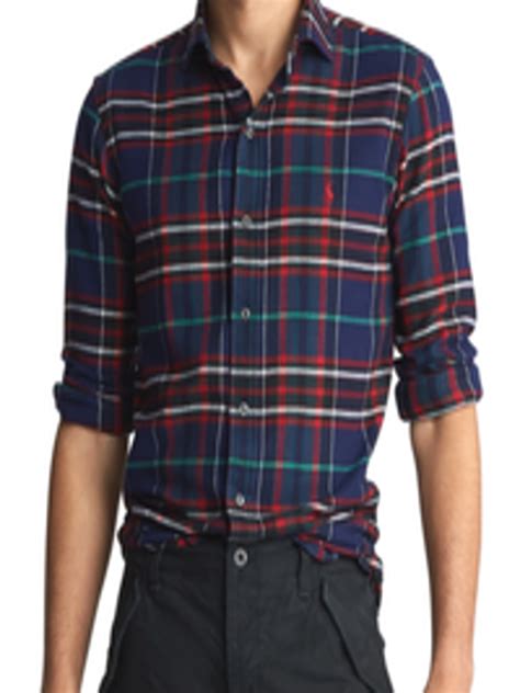 Buy Polo Ralph Lauren Custom Fit Plaid Twill Shirt Shirts For Men