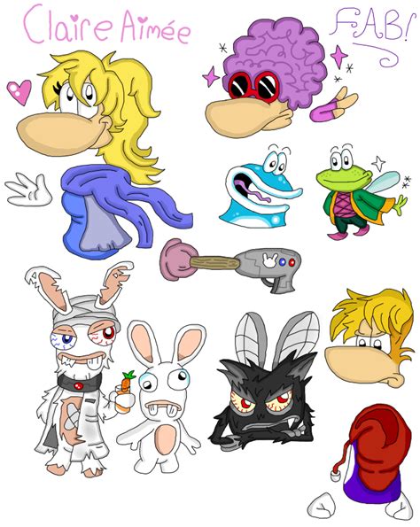 Rayman 4 Raving Rabbids Concept Art By Yourclairygodmother On Deviantart