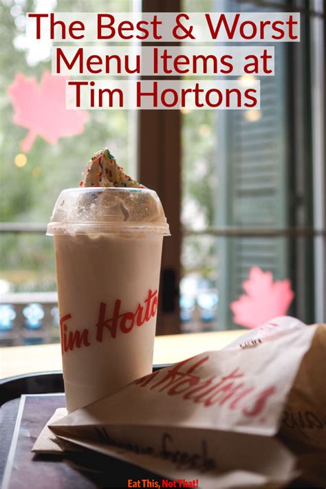 Tim hortons is a canadian fast casual restaurant best known for its coffee. Tim Hortons Menu: The Best and Worst Foods in 2020 (With ...