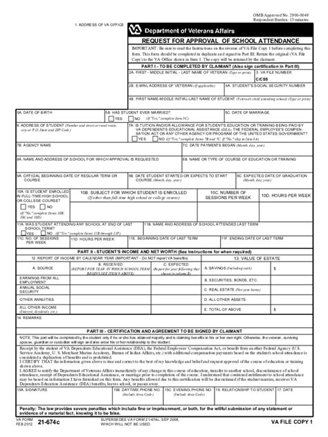 Va Form 21 674c Fill Online Printable Fillable Blank Pdffiller