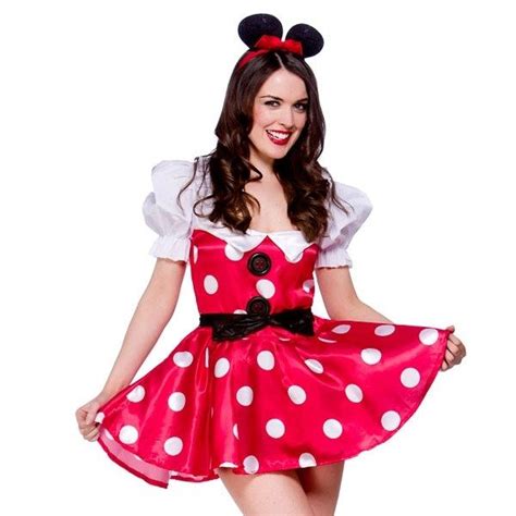 polkadot minnie mouse sexy mouse fancy dress costume sf0119
