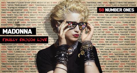 Madonna News Madonna Announces Finally Enough Love 50 Number Ones