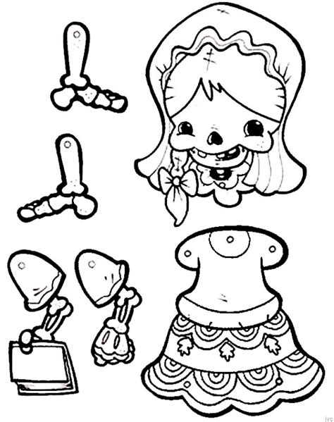 Desenho De Como Montar Esqueleto De Menina Para Colorir Tudodesenhos