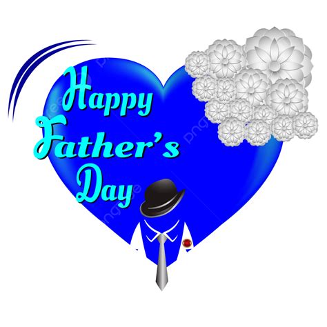 Happy Fathers Day Vector Hd Images Happy Father S Blue Png Happy