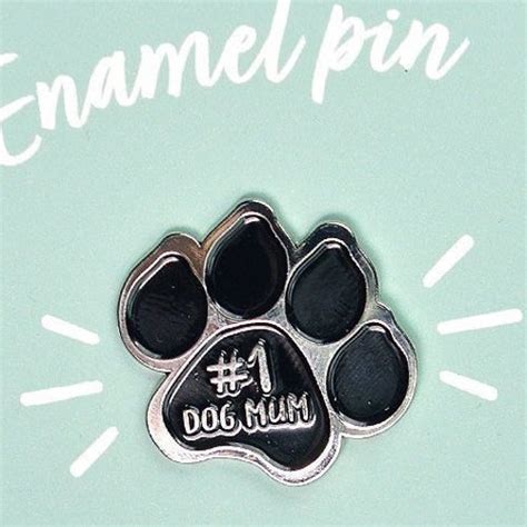 Dog Enamel Pin Personalised Pin Badge T Dog Badge Dog Etsy Uk