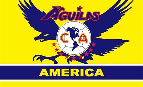 Club de fútbol américa s.a. Mexico Football Club America Flag 3*5 ,90*150 cm banners ...